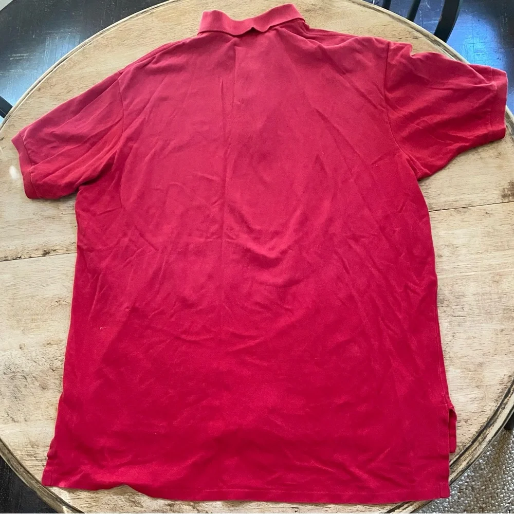 Polo‎ Ralph Lauren Men’s Sz XL Red Iconic Mesh Polo Shirt